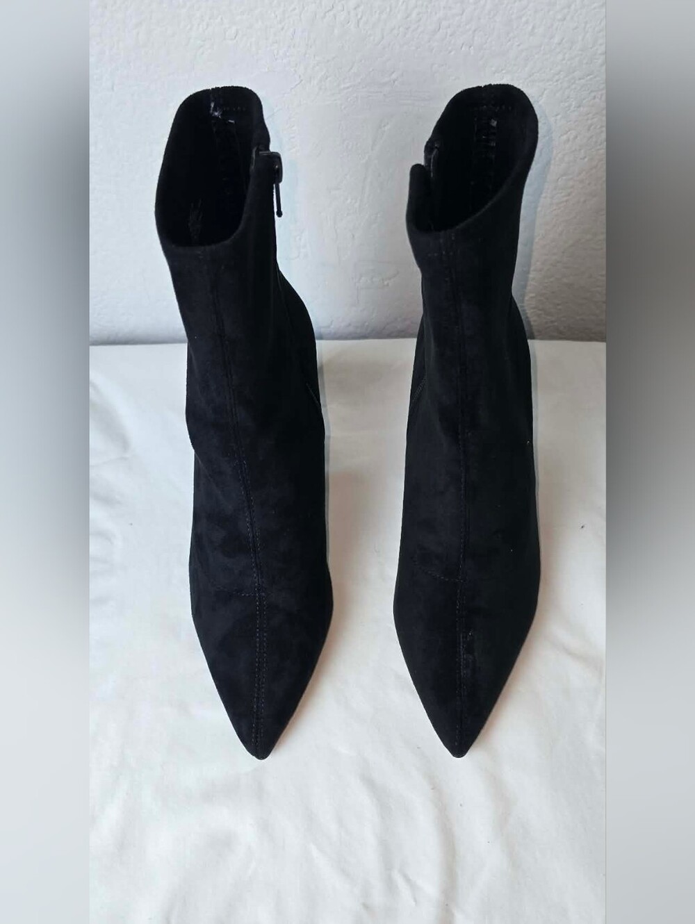 Wild Pair Iloise Pointed-Toe Block-Heel Dress Booties,  - Black - Picture 4 of 8